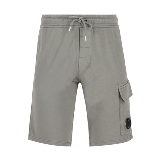 C.P. Company Gunmetal Grey Cotton Shorts