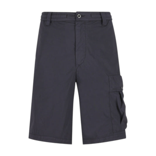 C.P. Company Navy Bermuda Single Pocket Cargo Shorts