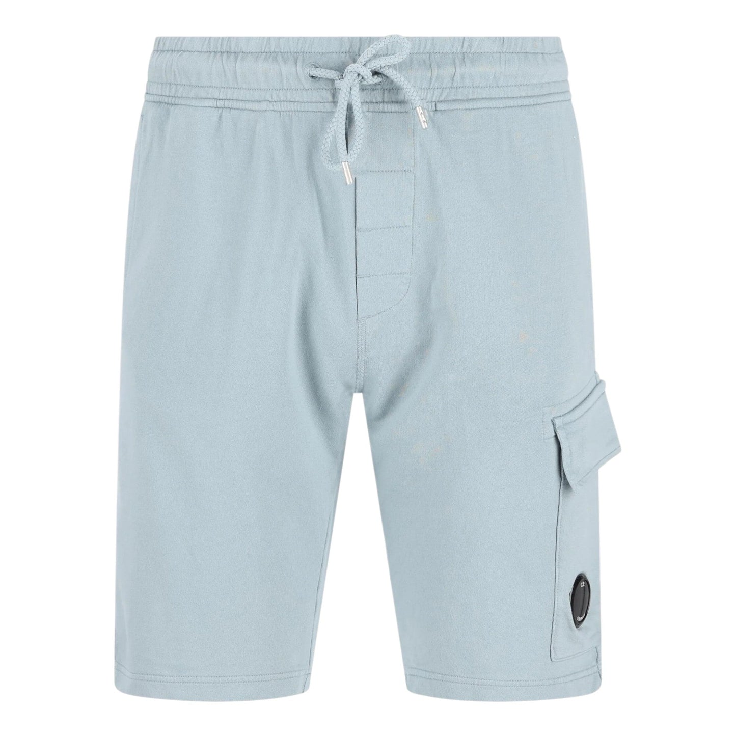 C.P. Company Silver Blue Cotton Shorts