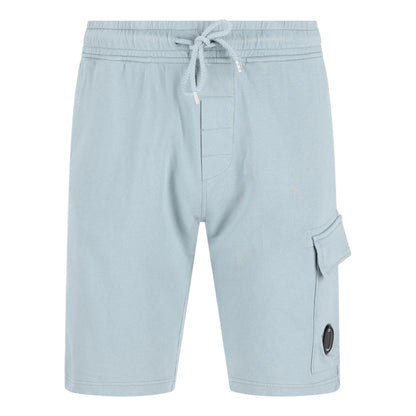 C.P. Company Silver Blue Cotton Shorts