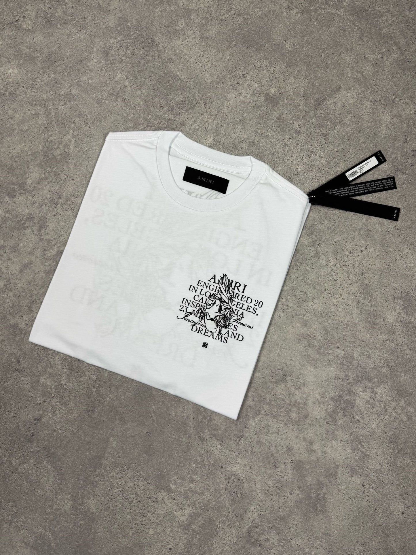Amiri Precious Memories Design White T Shirt