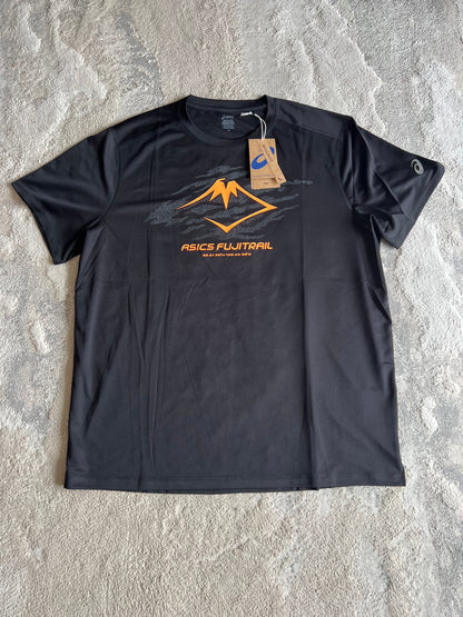 Asics Fujitrail Logo Short Sleeve T-Shirt Black