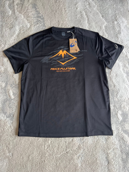Asics Fujitrail Logo Short Sleeve T-Shirt Black