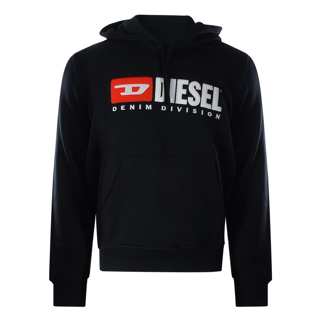 Diesel S Ginn Hood Div 9Xx Black Sweaters Mens - Style Centre Wholesale