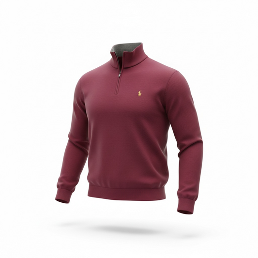 Ralph Lauren Burgundy Half Zip