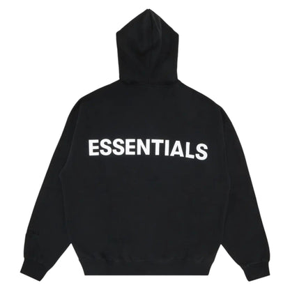 Fear Of God 3M Logo Pullover Black Essentials Hoodie