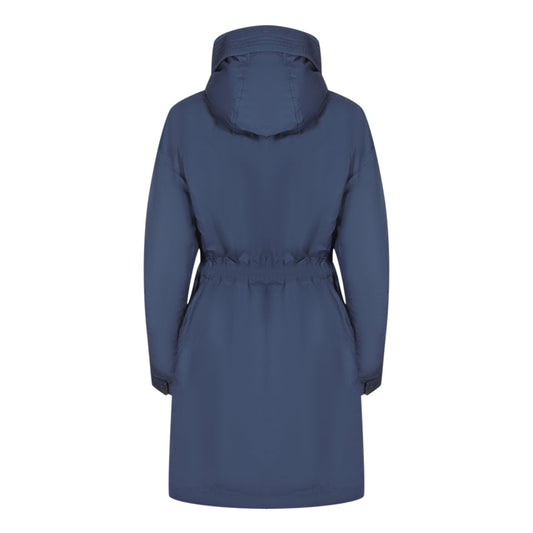 Parajumpers Eulalia Navy Blue Padded Long Down Jacket S