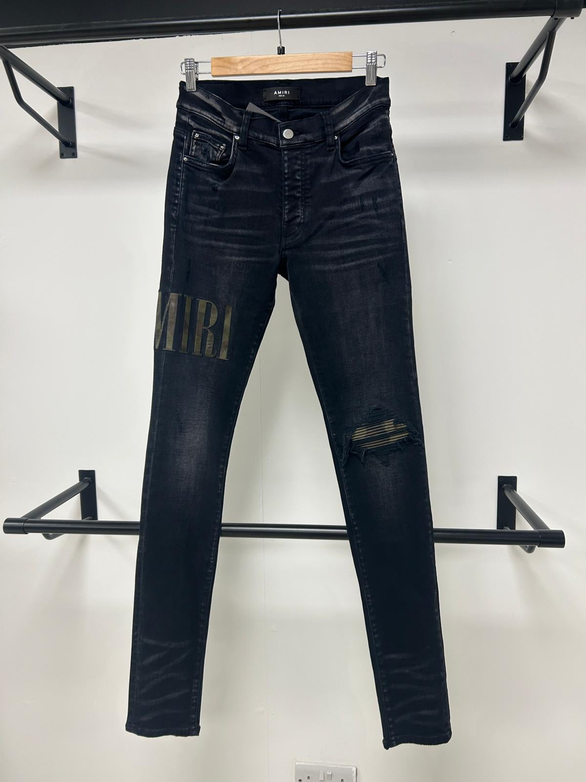 Amiri Core Applique Denim Skinny Jeans