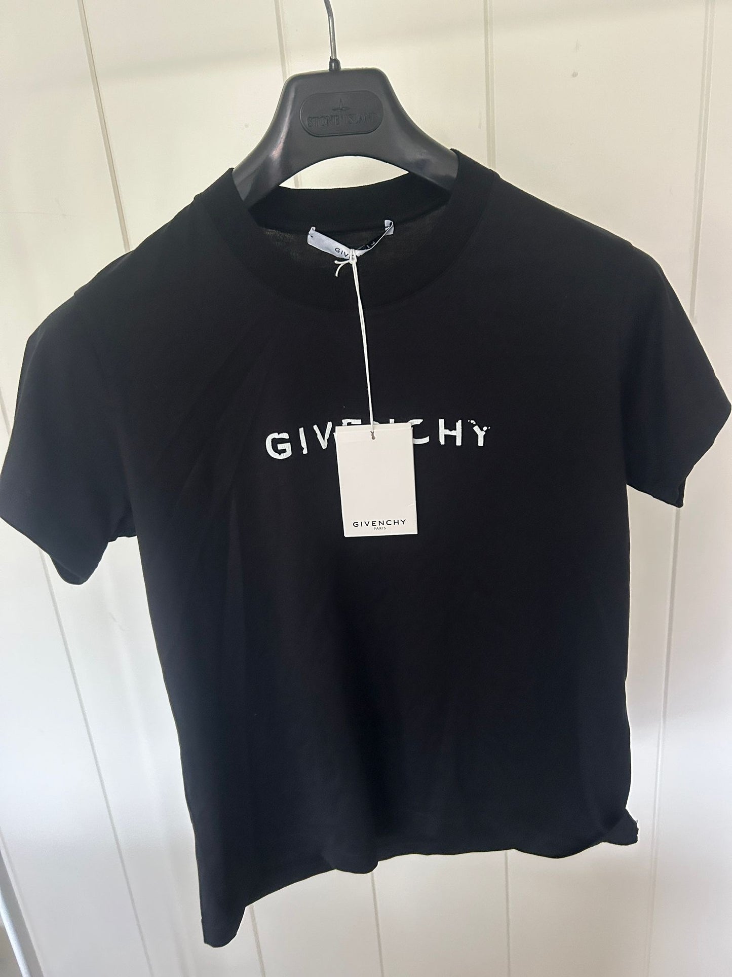Givenchy Vintage Logo Print Black T-shirt