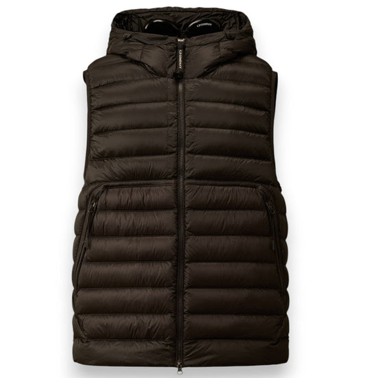 C.P Company D.D. Shell Goggle Down Black Gilet