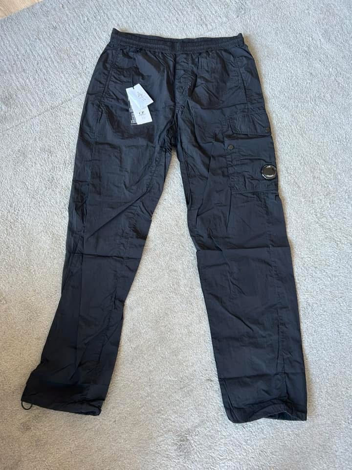 C.P. Company Stretch Velvet Navy Cargo Pants