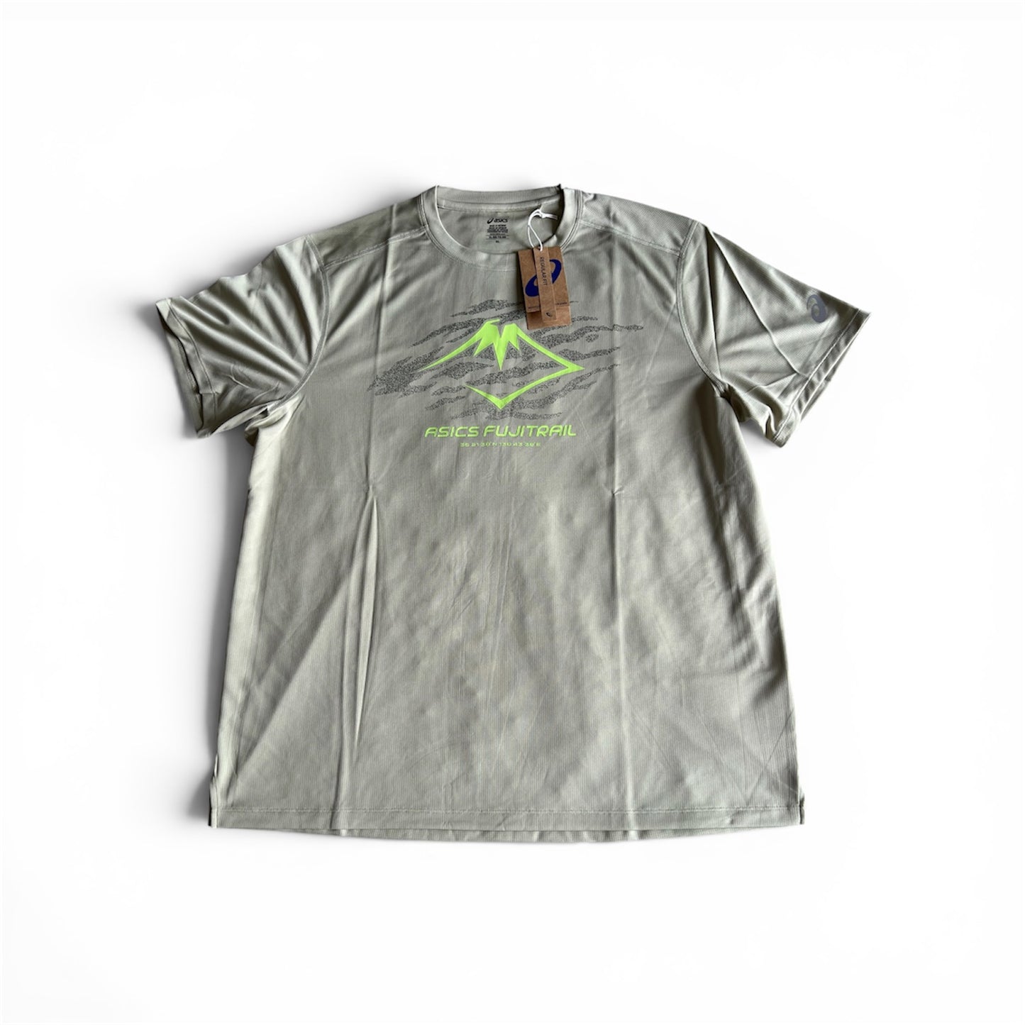 Asics Fujitrail Logo Short Sleeve T-Shirt Khaki