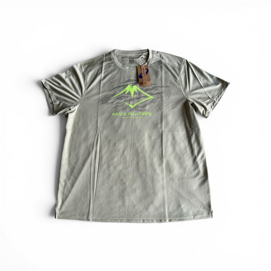 Asics Fujitrail Logo Short Sleeve T-Shirt Khaki