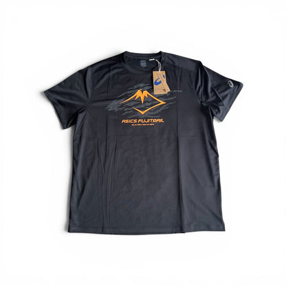 Asics Fujitrail Logo Short Sleeve T-Shirt Black