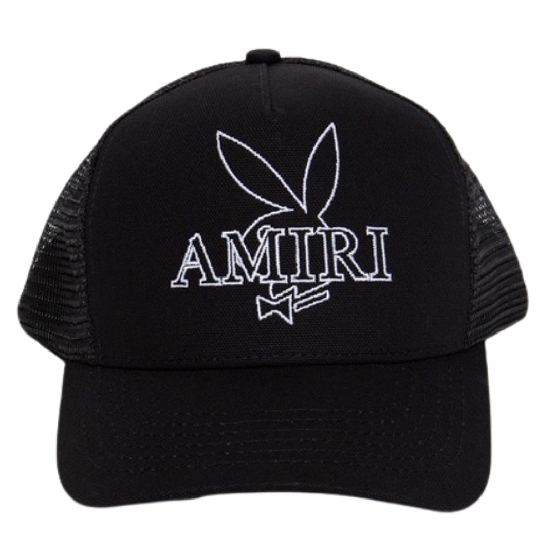 Amiri Playboy Bunny Logo Black Hat - Style Centre Wholesale