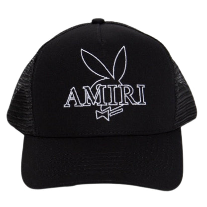 Amiri Playboy Bunny Logo Black Hat - Style Centre Wholesale