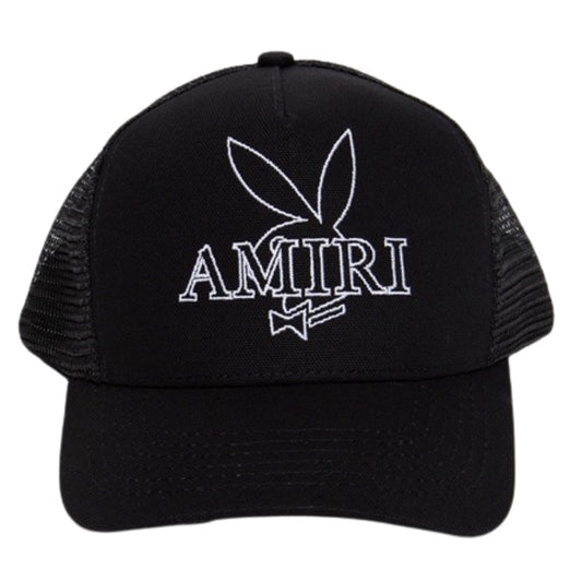 Amiri Playboy Bunny Logo Black Hat - Style Centre Wholesale