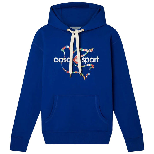 Casablanca Blue Hoodie Mens