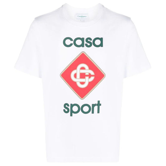 Casablanca Casa Sport Design White T-Shirt XS
