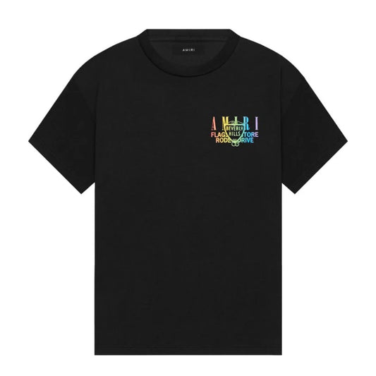 Amiri XO Beverly Hills Black T-Shirt S