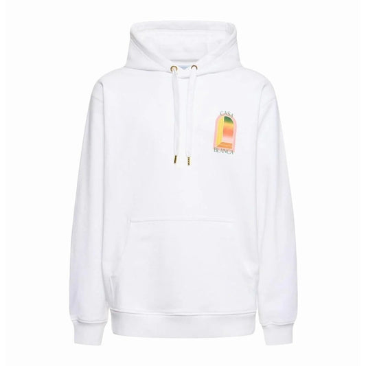 Casablanca White Hoodie Mens