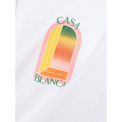 Casablanca White Hoodie Mens