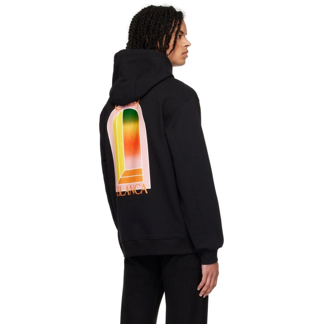 Casablanca Black Hoodie Mens