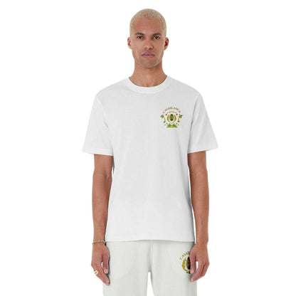 Casablanca Printed Joyaux Dafrique Tennis Club White  T-Shirts Mens
