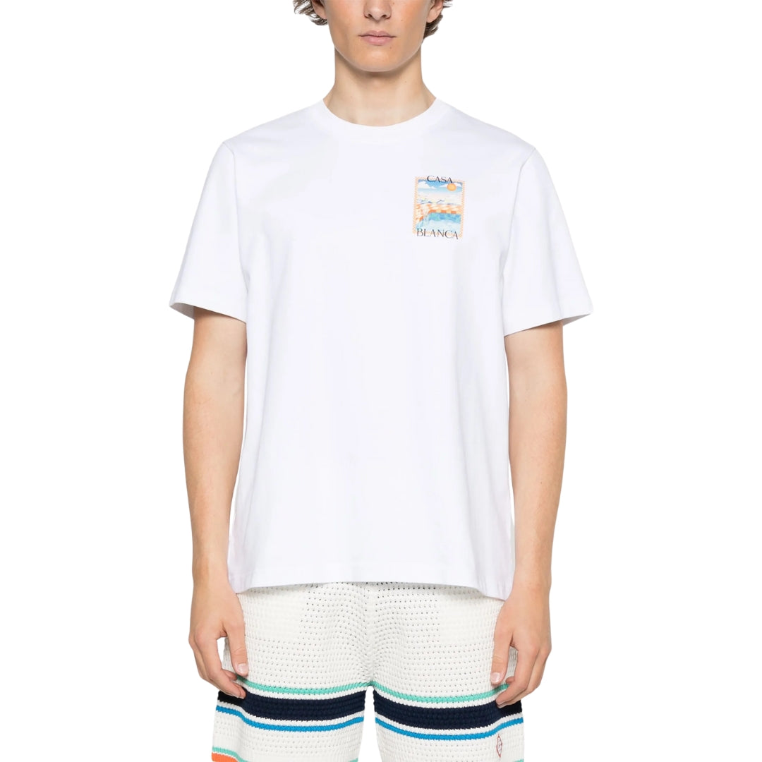 Casablanca White T Shirt Mens