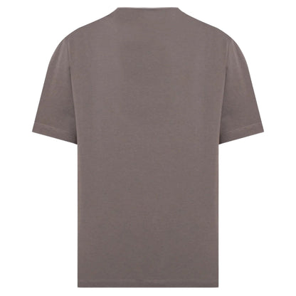 Off-White Paint Mirror Logo Slim Fit Grey T-Shirt XS