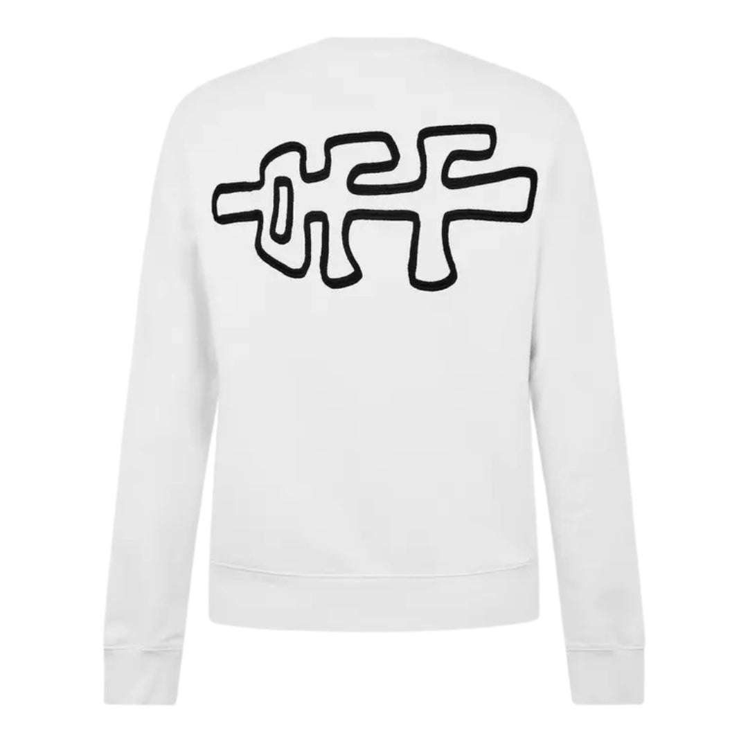 Off-White Rocks Type Slim Crewneck White S