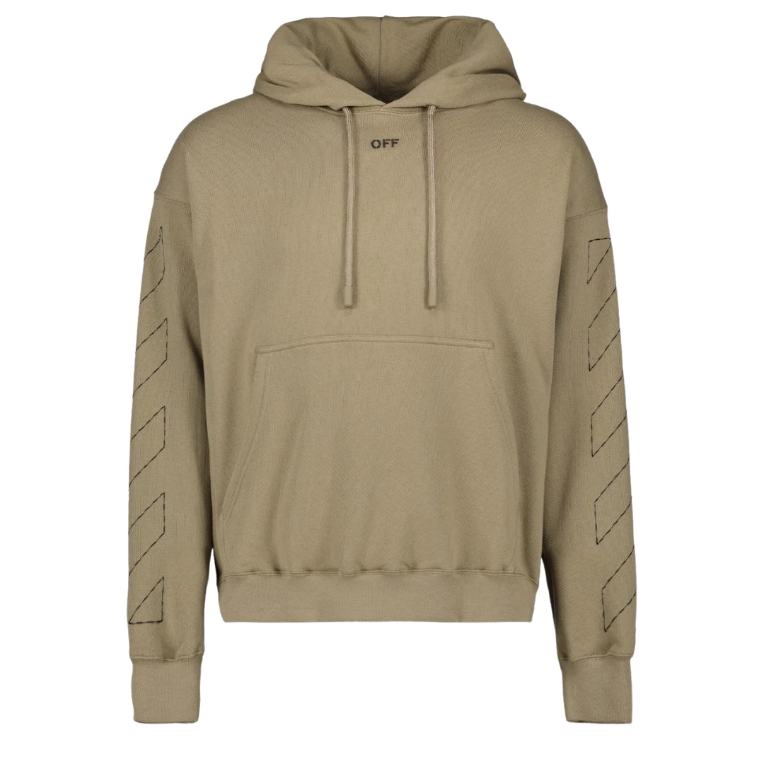 Off-White Off Stitch Skate Hoodie Beige XS