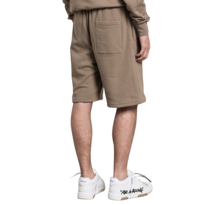 Off-White Ow Embroidered Skate Sweatshorts Beige M