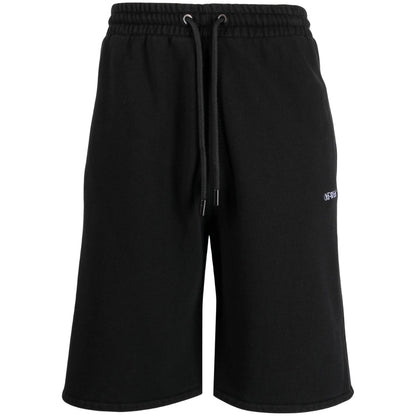 Off-White Stitch Diags Skate Sweatshorts Black S