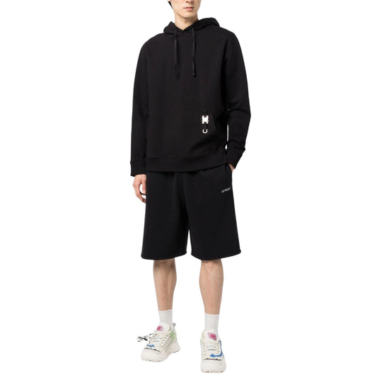 Off-White Stitch Diags Skate Sweatshorts Black S