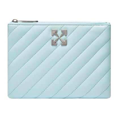 Off-White Jackhammer Flat Pouch Blue Bag