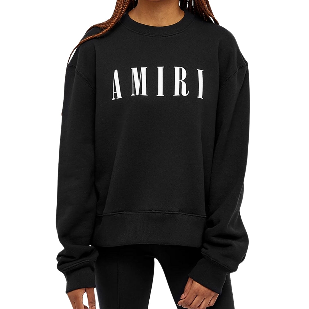 Amiri Bold Core Logo Black Sweatshirt XS