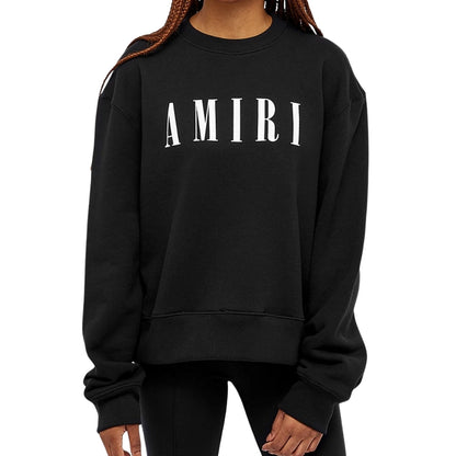 Amiri Bold Core Logo Black Sweatshirt XS