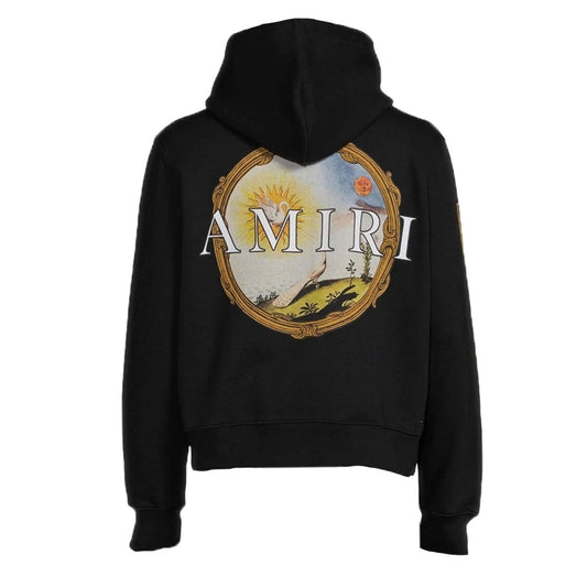 Amiri Lanscape Frame Design Black Hoodie S