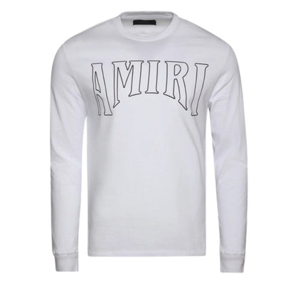 Amiri Sun Logo Long Sleeve White T-Shirt S
