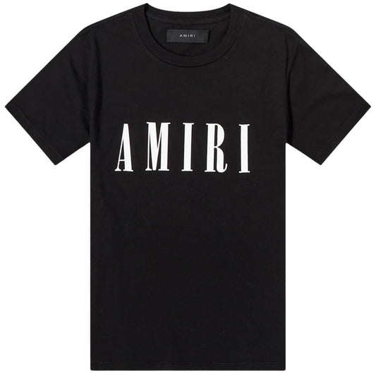 Amiri Large Brand Logo Black T-Shirt XXS