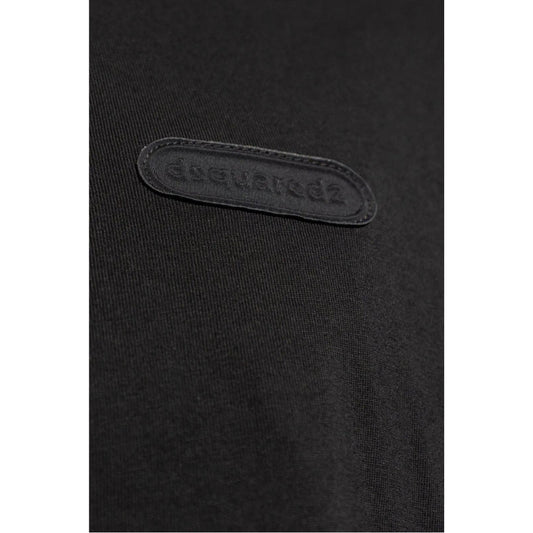 Dsquared2 Loose Fit Cotton T-Shirt Black M