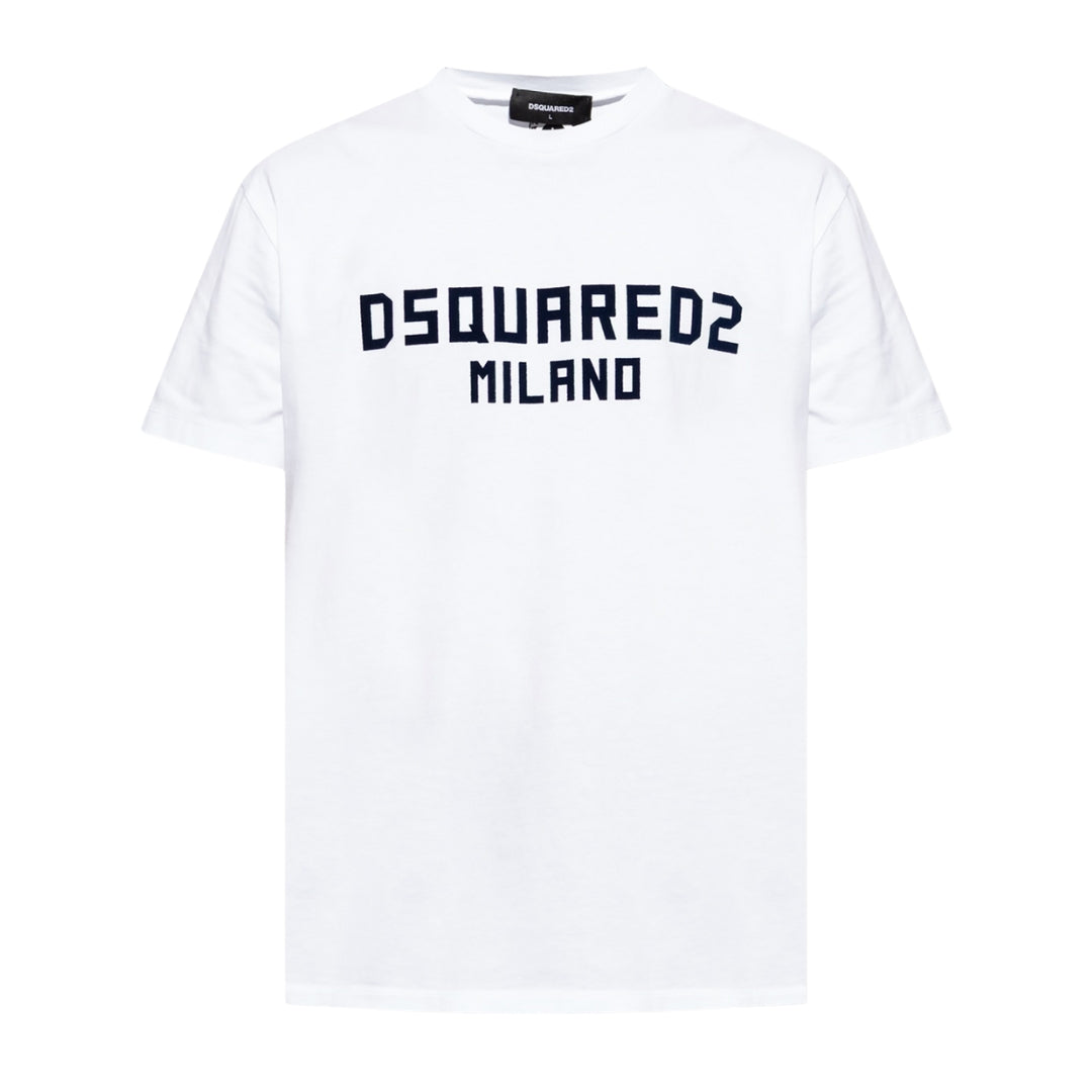 Dsquared2 Cool Fit T-Shirt White Black Print XS