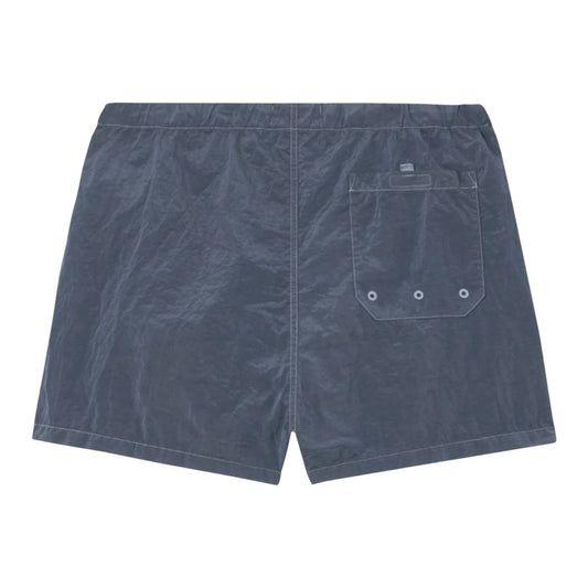 Stone Island Crinkled Nylon Slate Blue Swim Shorts