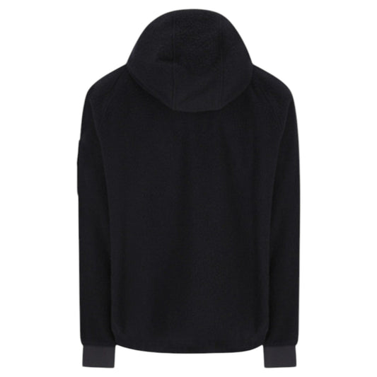 Stone Island Virgin Wool And Nylon Navy Jacket