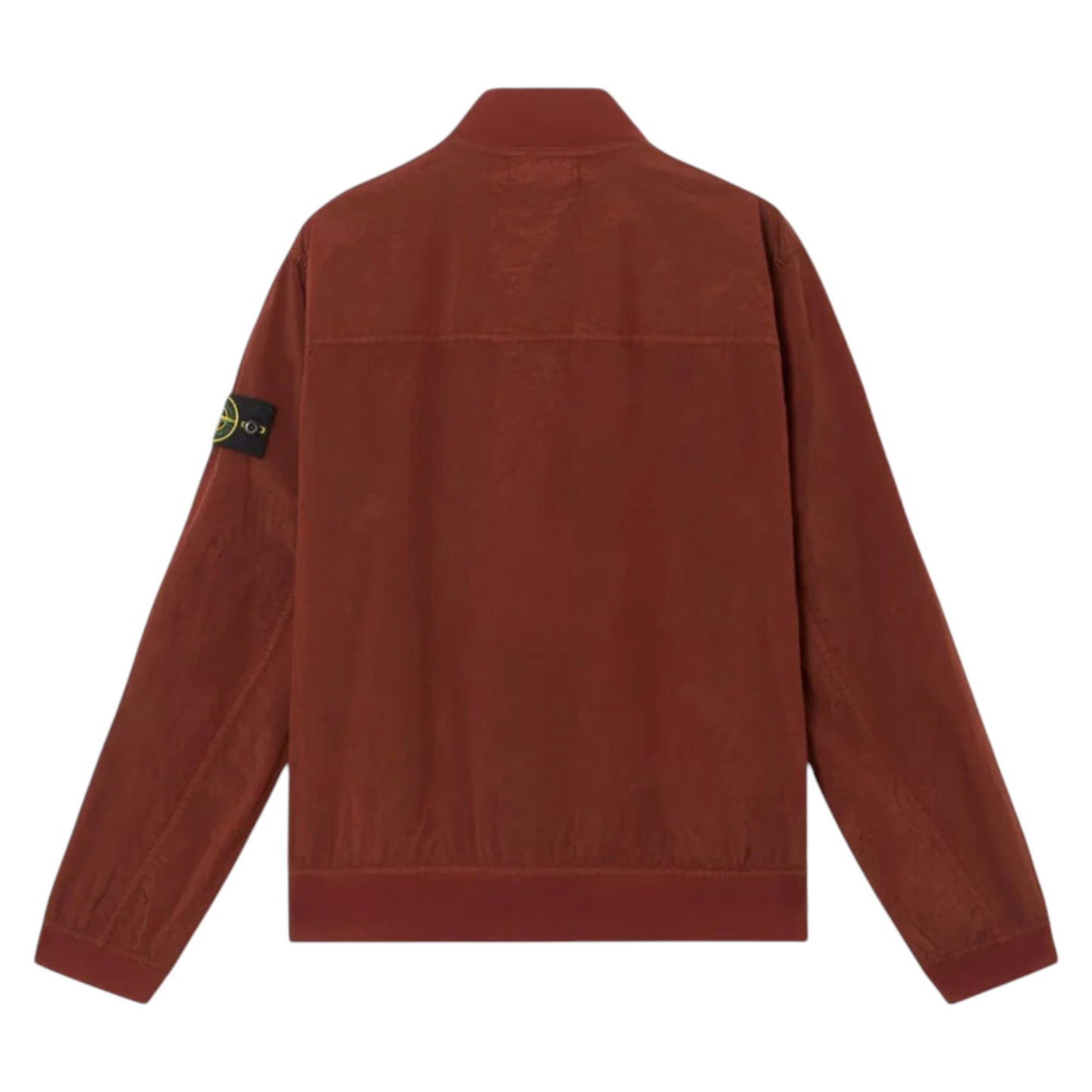 Stone Island Orange Nylon Metal Bomber Jacket