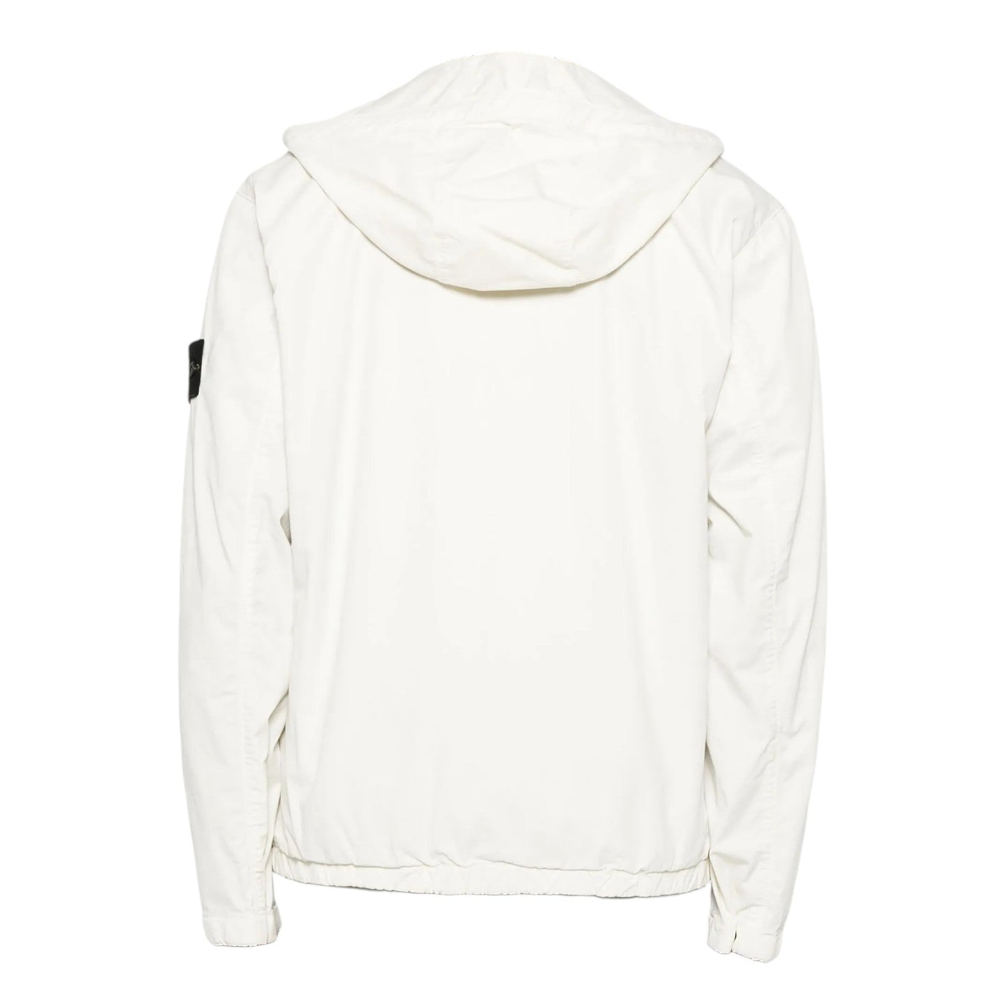 Stone Island Supima Cotton Stretch Hooded Ivory Jacket