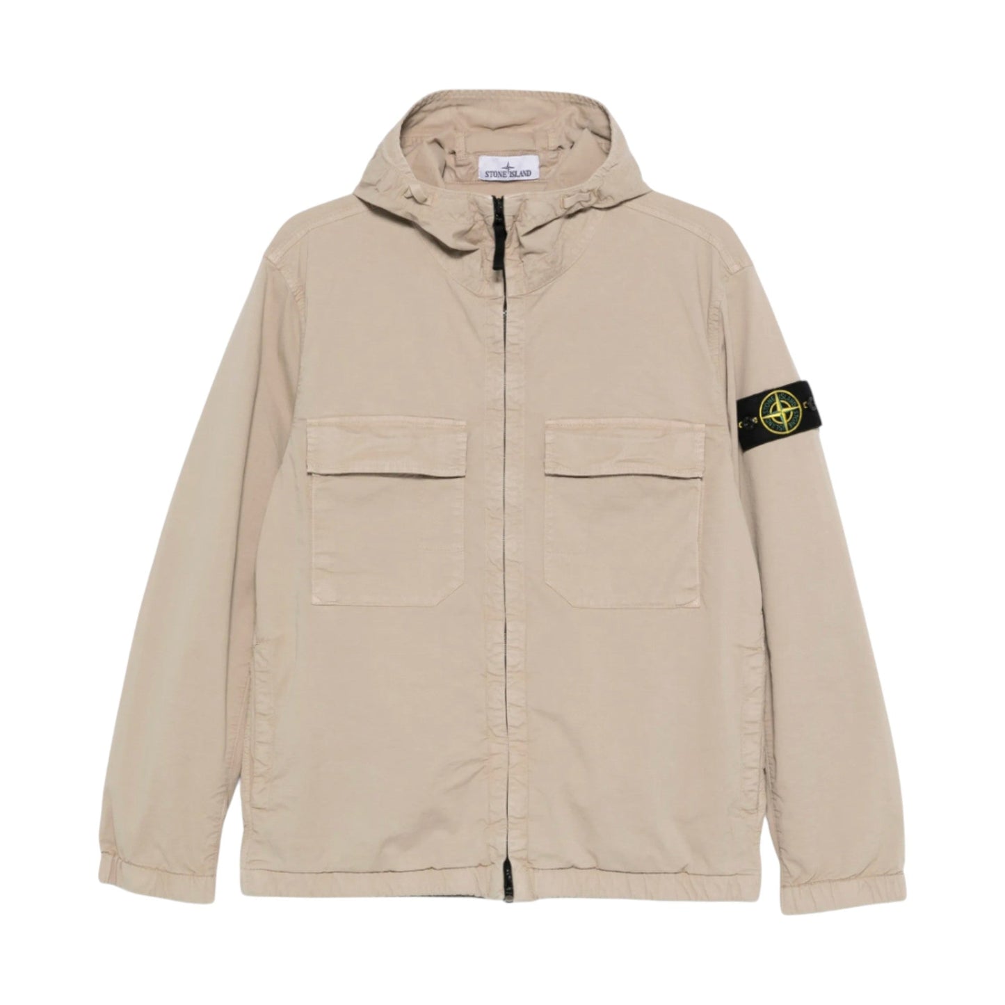 Stone Island Stretch Cotton Twill TC Beige Jacket