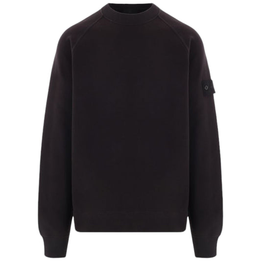 Stone Island Ghost Fleece Black Sweatshirt