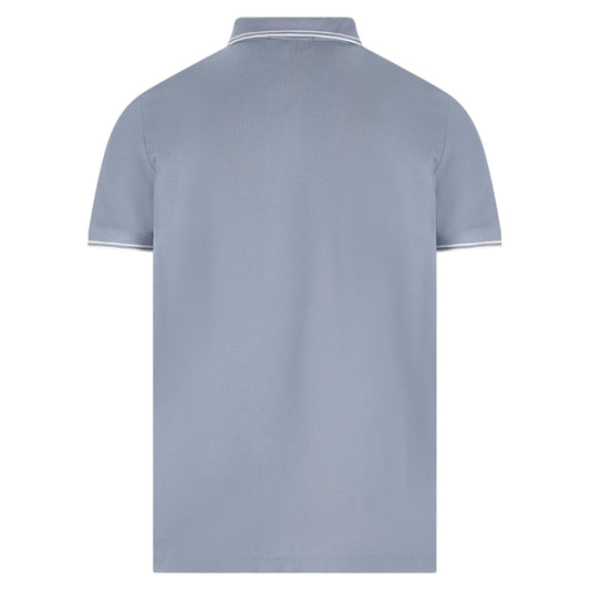 Stone Island Pique Cotton Dark Blue Polo Shirt